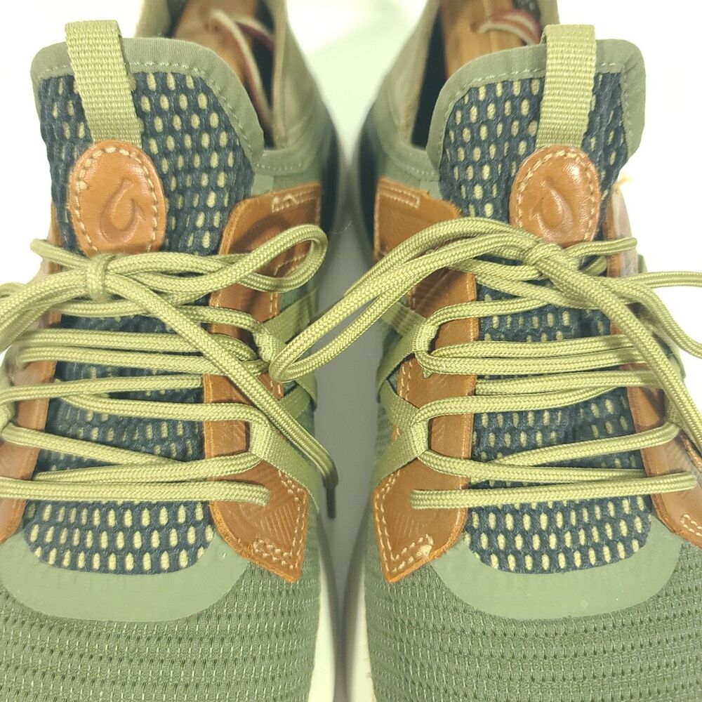 Olukai Mio Li Sneakers Hunter Green Lava Rock Shoes 10440-HGLR Mens Size 10 - Picture 9 of 13